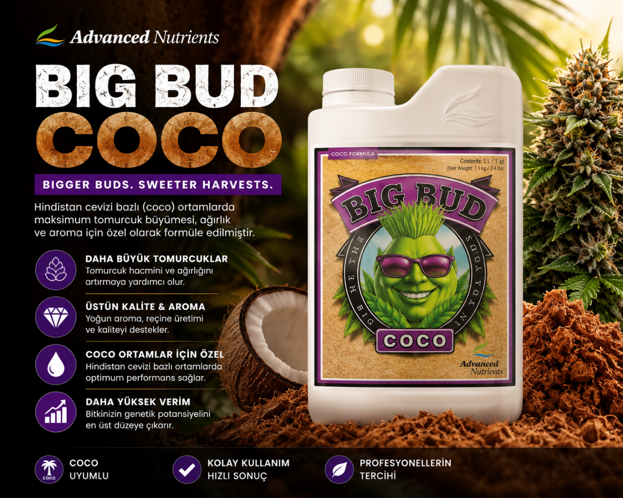 Advanced Nutrients Big Bud Coco Nedir? 