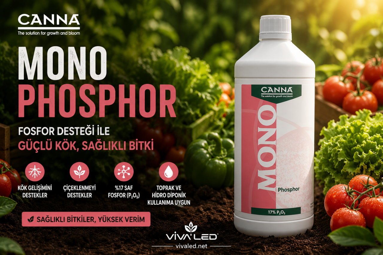 CANNA MONO FOSFOR NEDİR? BİTKİ GELİŞİMİNDE FOSFORUN ÖNEMİ
