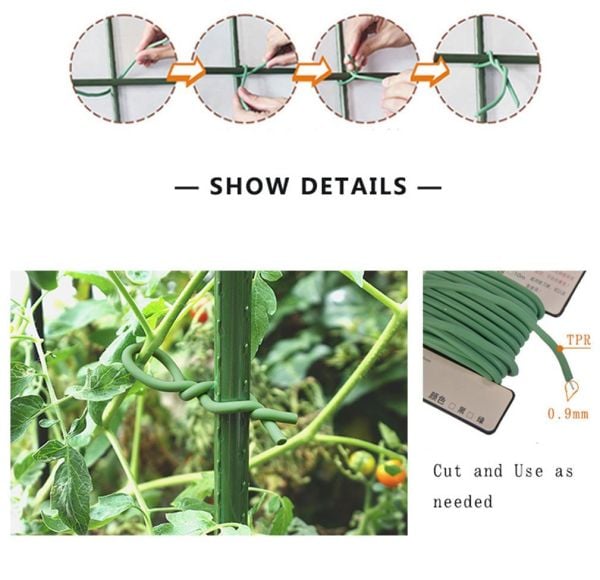 Yumuşak Bitki Destek Teli 15m
