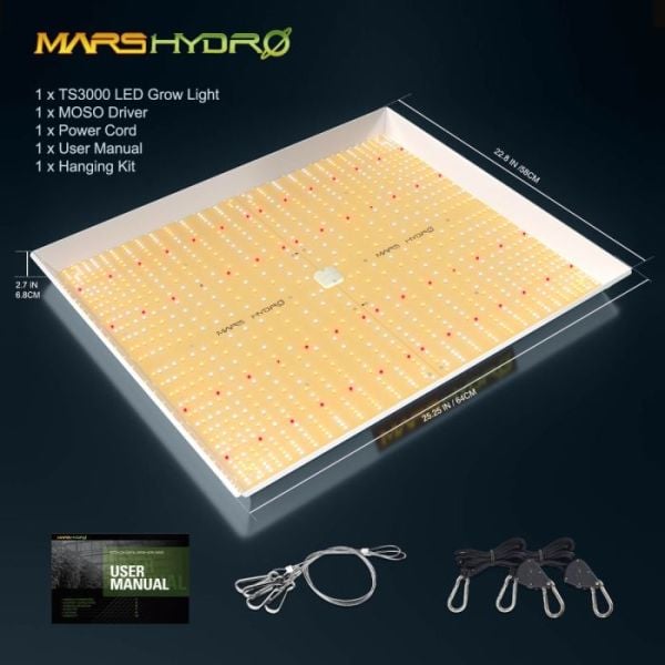 Mars Hydro TS3000 Full Spektrum 450W Bitki Yetiştirme Ledi