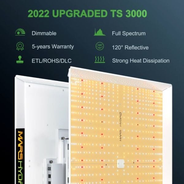 Mars Hydro TS3000 Full Spektrum 450W Bitki Yetiştirme Ledi