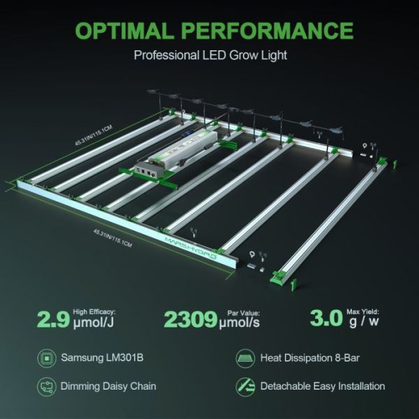 Mars Hydro FC8000 Full Spektrum 800W Bitki Yetiştirme Ledi