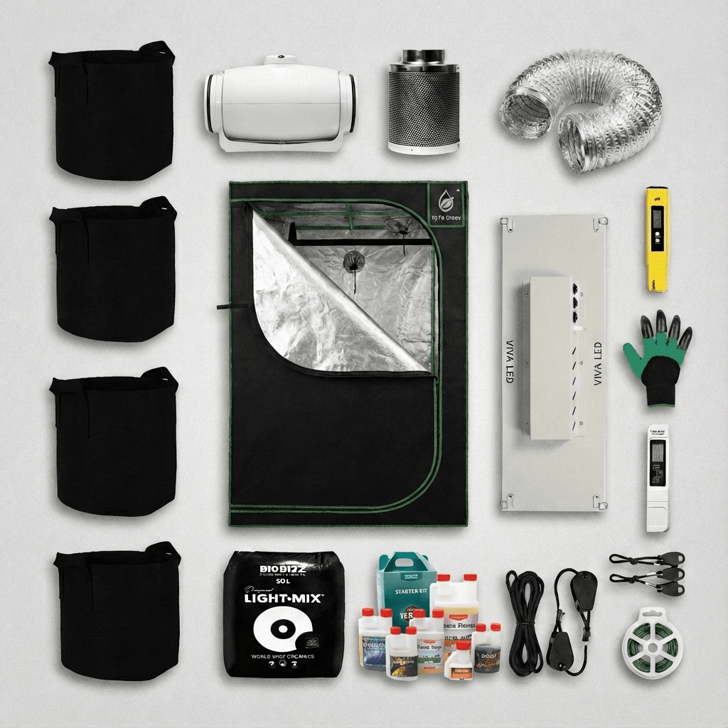 100x100x200 Canna Hazır Kabin Set