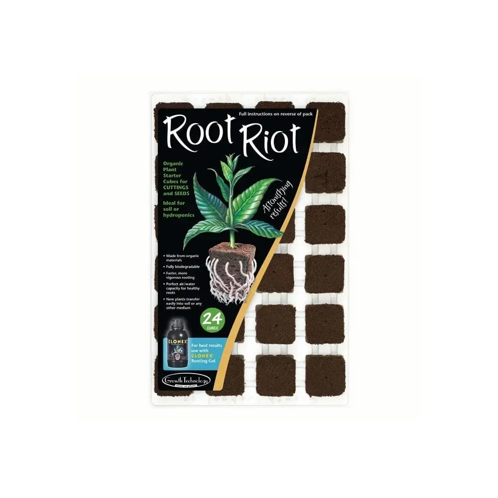 Root Riot Plant Starter Cubes Köklenme ve Fide Başlangıç Küpleri 24 Adet