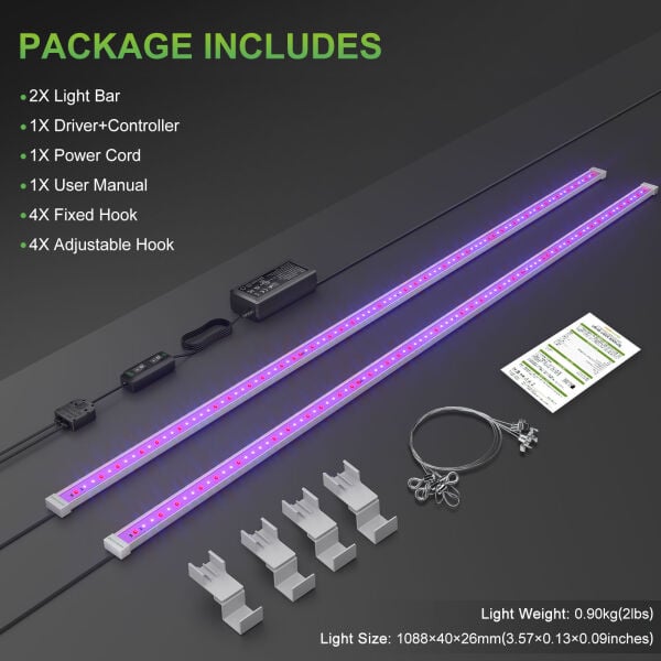 Mars Hydro UR45 LED UV ve IR Takviye Aydınlatması Bitki Yetiştirme Işığı