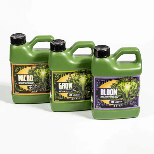 Emerald Harvest Grow Micro Bloom 500 ml Set